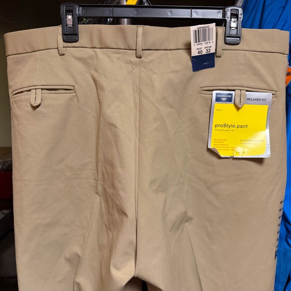 Dockers, ProStyle Khaki Pants, Size 40x32, NWT
